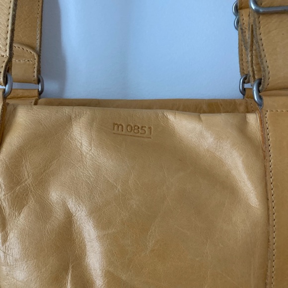 Bags M851 Yellow Leather Tennisduffel Bag Poshmark